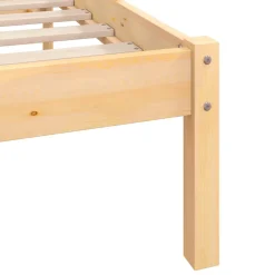 vidaXL Bedframe massief grenenhout 140x200 cm