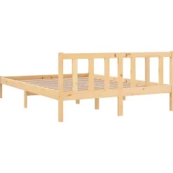 vidaXL Bedframe massief grenenhout 140x200 cm