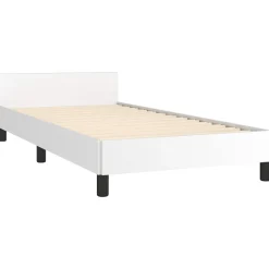 vidaXL Bedframe met hoofdeinde zonder matras 80x200 cm wit