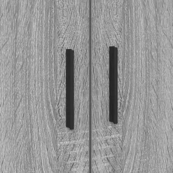vidaXL Bedframe met lade Grijs Sonoma 90 x 200 cm Bewerkt hout