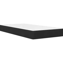 vidaXL Bedframe met matras Zwart 80 x 200 cm Fluweel
