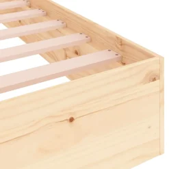 vidaXL Bedframe zonder matras massief hout 200x200 cm