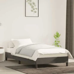vidaXL Bedframe zonder matras 80x200 cm fluweel donkergrijs
