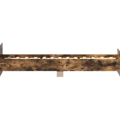 vidaXL Bedframe zonder matras hout gerookt eikenkleurig 90x200 cm