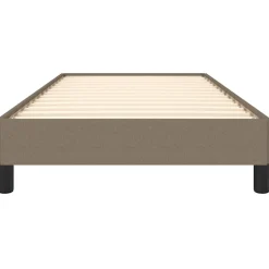 vidaXL Bedframe zonder matras metaal bruin eikenkleurig 150x200 cm