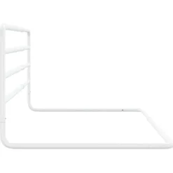 vidaXL Bedhekje peuter (76-137)x55 cm ijzer wit