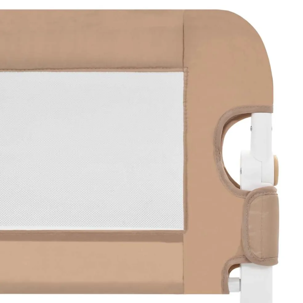 vidaXL Bedhekje peuter 102x42 cm polyester taupe
