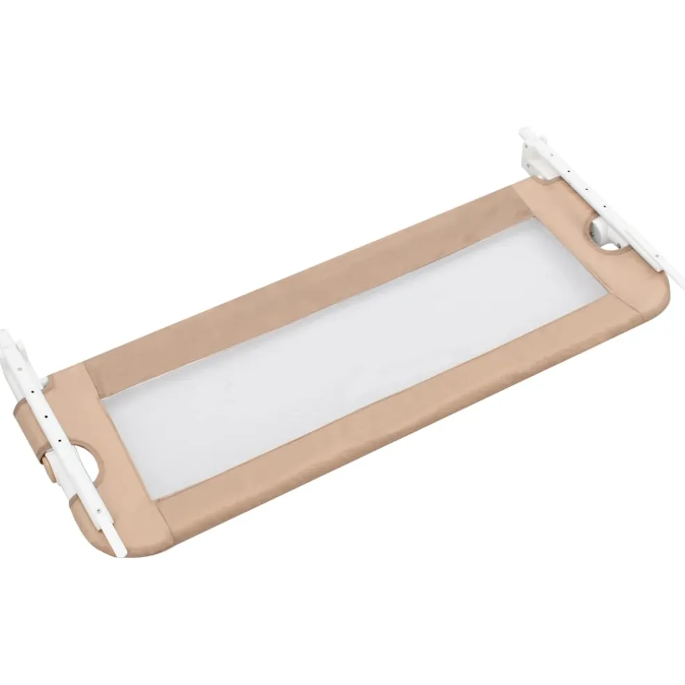 vidaXL Bedhekje peuter 102x42 cm polyester taupe