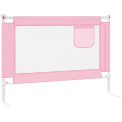 vidaXL Bedhekje peuter 90x25 cm stof roze