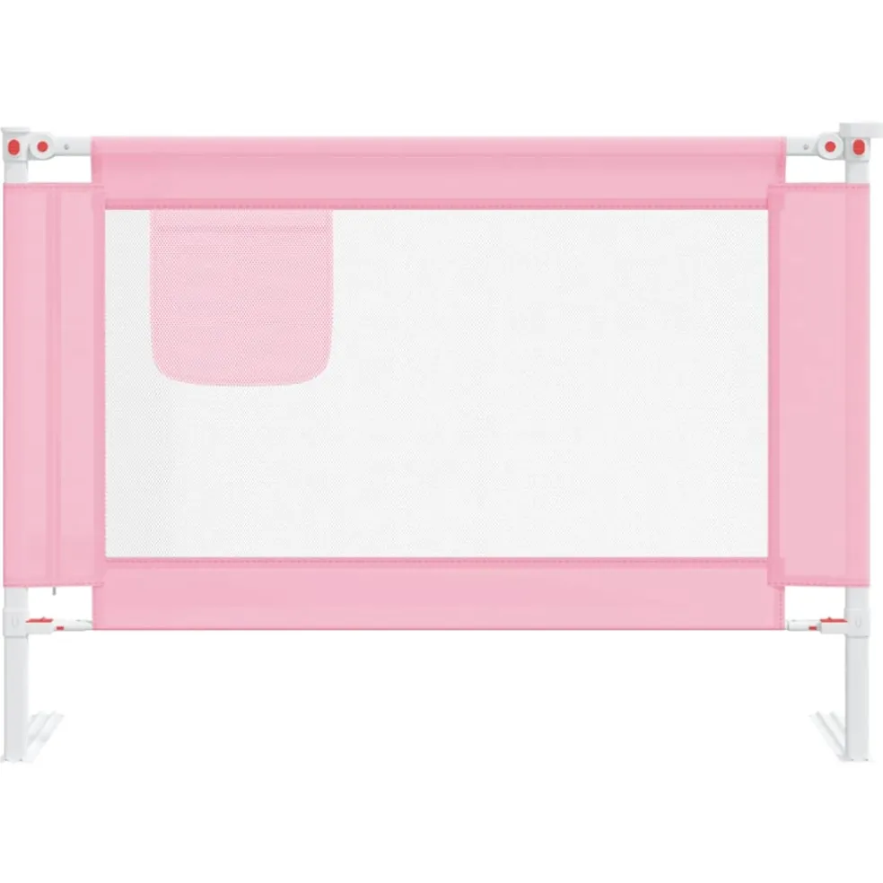 vidaXL Bedhekje peuter 90x25 cm stof roze