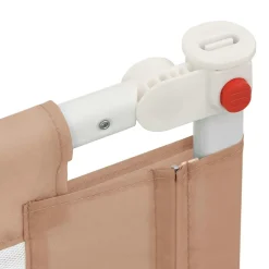vidaXL Bedhekje peuter 90x25 cm stof taupe