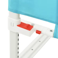 vidaXL Bedhekje peuter 90x25 cm stof blauw
