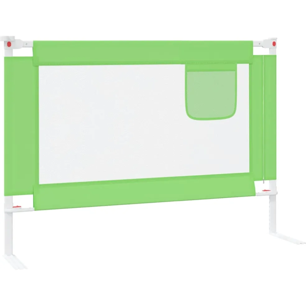 vidaXL Bedhekje peuter 90x25 cm stof groen