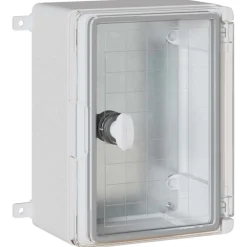 vidaXL Bedieningskast Grijs 25 x 13 x 24 cm ABS Kunststof