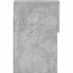 vidaXL Bed kast Betongrijs 29 x 31,5 x 49 cm Bewerkt hout