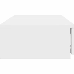 vidaXL Bedlades Wit 100 x 36,5 x 16,5 cm Bewerkt hout