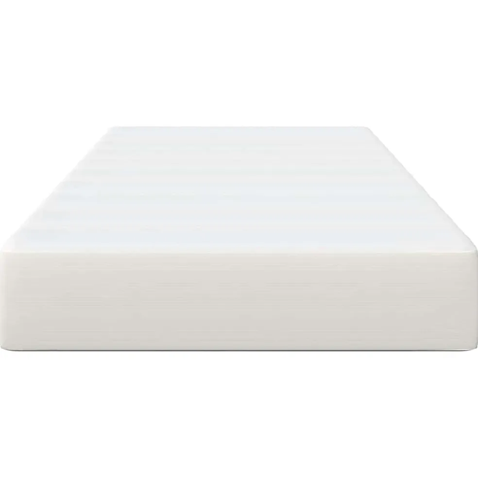 vidaXL Bedmatras met matras Crème 80 x 200 cm Stof