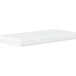 vidaXL Bed met matras "Dover" stof zwart 80x200 cm