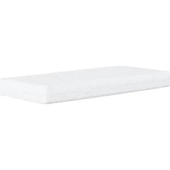 vidaXL Bed met matras fluweel donkergrijs 80x200 cm