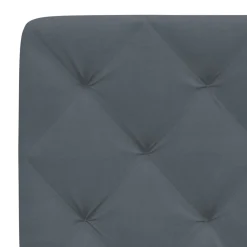 vidaXL Bed met matras fluweel donkergrijs 80x200 cm