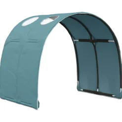 vidaXL Bedtunnel 2 st Lichtblauw Polyester