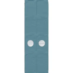 vidaXL Bedtunnel 2 st Lichtblauw Polyester