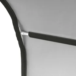 vidaXL Bedtunnel 2 st Wit Polyester