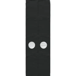 vidaXL Bedtunnel 2 st Zwart Polyester