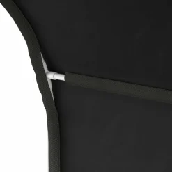 vidaXL Bedtunnel 2 st Zwart Polyester