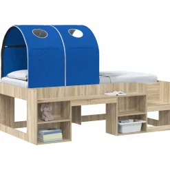 vidaXL Bedtunnel voor kinderbedden 2 st Wit Polyester