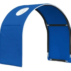 vidaXL Bedtunnel voor kinderbedden 2 st Wit Polyester
