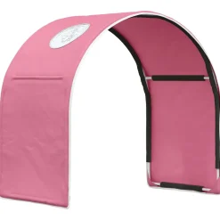 vidaXL Bedtunnel voor kinderbedden 2 st Roze Polyester