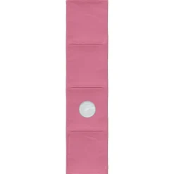 vidaXL Bedtunnel voor kinderbedden 2 st Roze Polyester