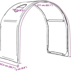 vidaXL Bedtunnel voor kinderbedden 2 st Roze Polyester