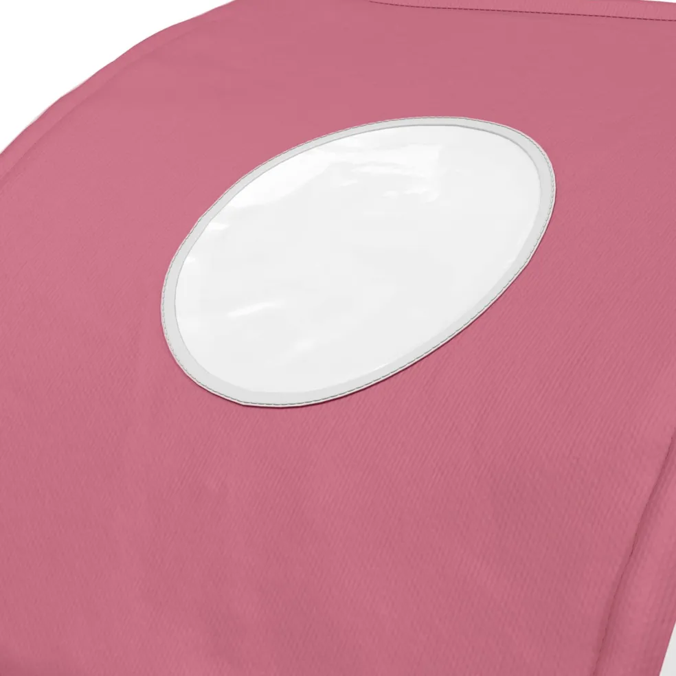 vidaXL Bedtunnel voor kinderbedden 2 st Roze Polyester