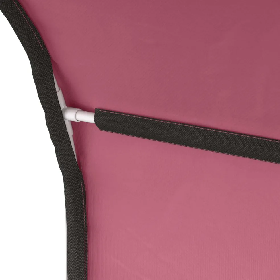 vidaXL Bedtunnel voor kinderbedden 2 st Roze Polyester