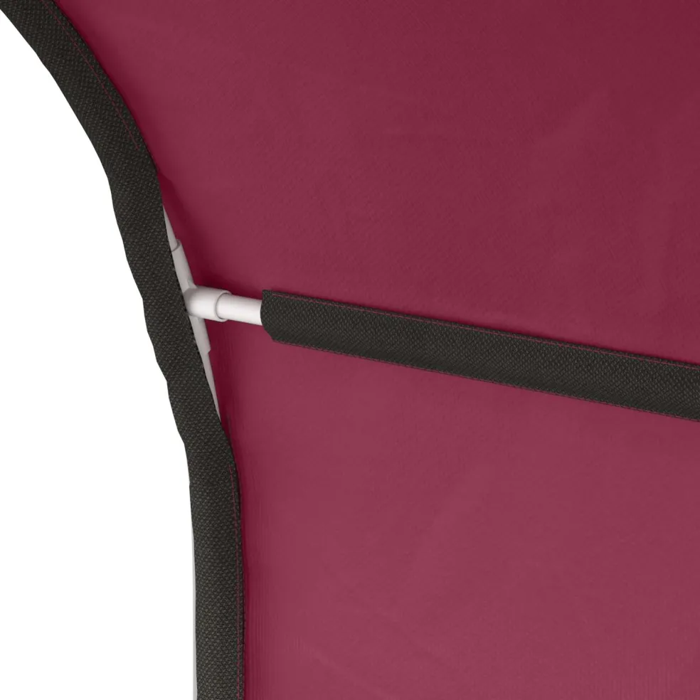 vidaXL Bedtunnel voor kinderbedden 2 st Rood Polyester