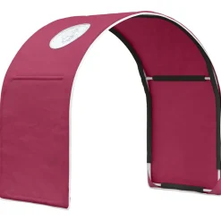 vidaXL Bedtunnel voor kinderbedden 2 st Rood Polyester