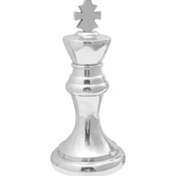 vidaXL Beelden 2 st Zilver 17 x 17 x 42 cm Aluminium