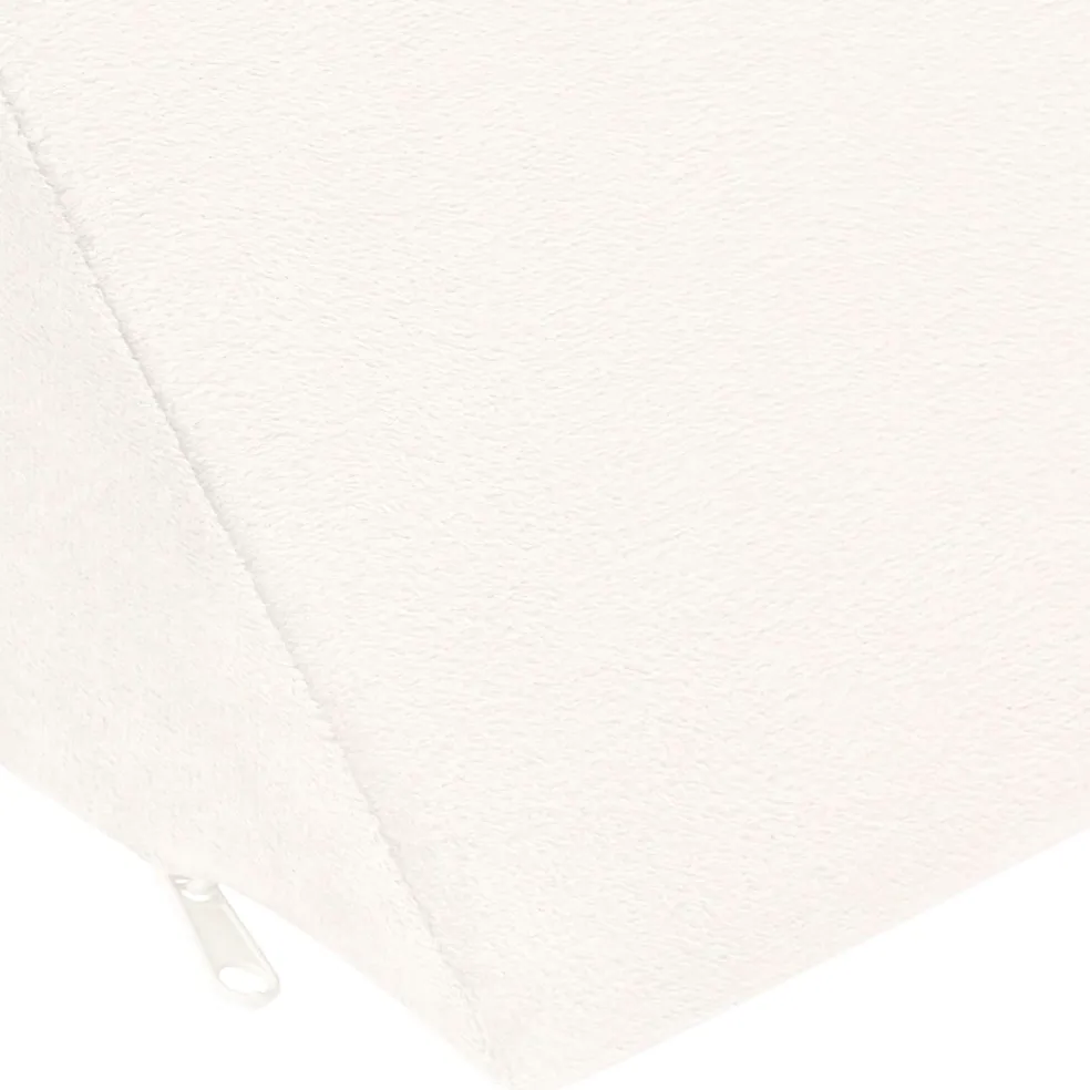 vidaXL Been Kussen 68 x 25 x 21,5 cm Stevig PU Schuim Wit