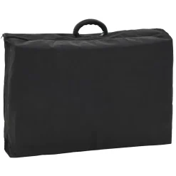 vidaXL Behandelingsstoel voor gezicht 185x78x76 cm kunstleer zwart