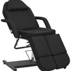 vidaXL Behandelstoel 180x62x78 cm kunstleer zwart