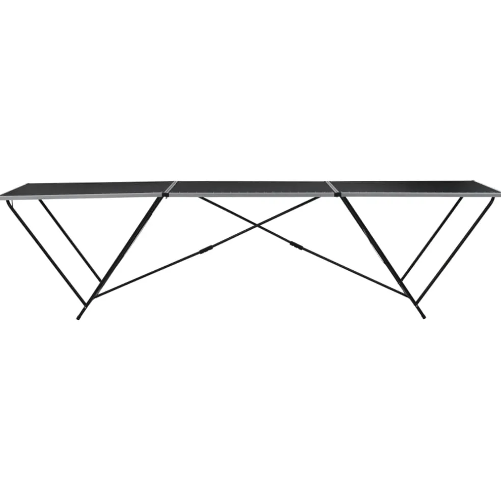 vidaXL Behangtafel inklapbaar 300x60x78 cm MDF en aluminium