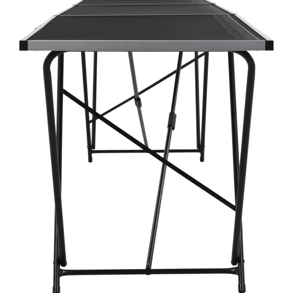vidaXL Behangtafel inklapbaar 300x60x78 cm MDF en aluminium