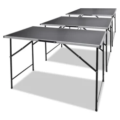 vidaXL Behangtafels inklapbaar 3 st