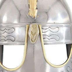 vidaXL Beowulfhelm replica LARP staal zilverkleurig