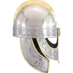 vidaXL Beowulfhelm replica LARP staal zilverkleurig