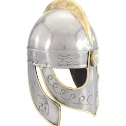 vidaXL Beowulfhelm replica LARP staal zilverkleurig