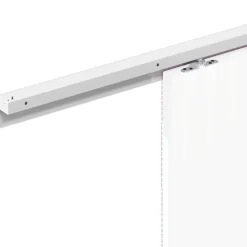 vidaXL Beslagset schuifdeur 183 cm aluminiumlegering zilverkleurig