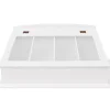 vidaXL Besteklade MDF wit barok stijl